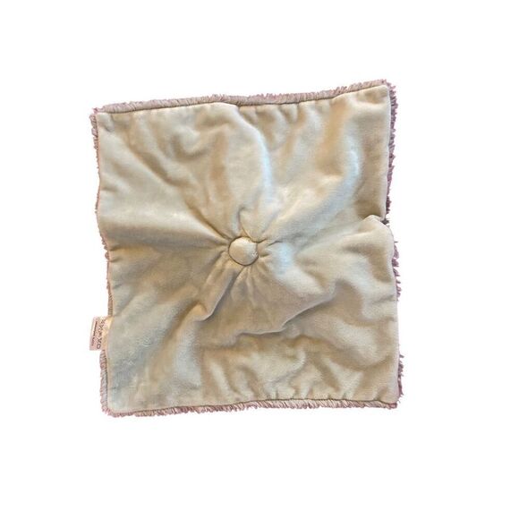 Crevent gray bunny, security blanket lovey 14 x 14 - Picture 2 of 4